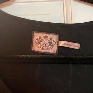 Precious mini dress with ruffled and beaded front panel